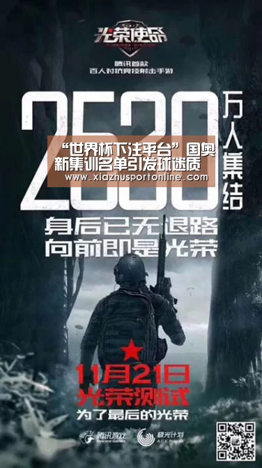 “世界杯下注平台”国奥新集训名单引发球迷质疑！这三人表现出色却无缘入选国奥